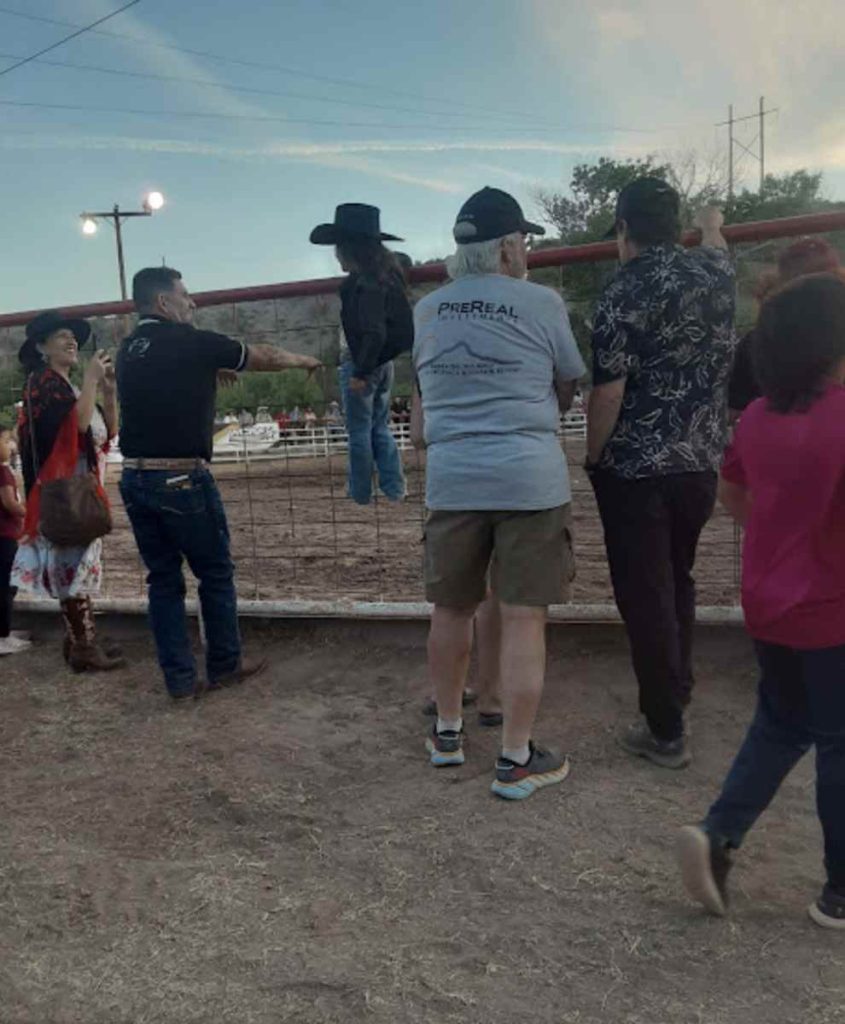 Fiesta rodeo spectators