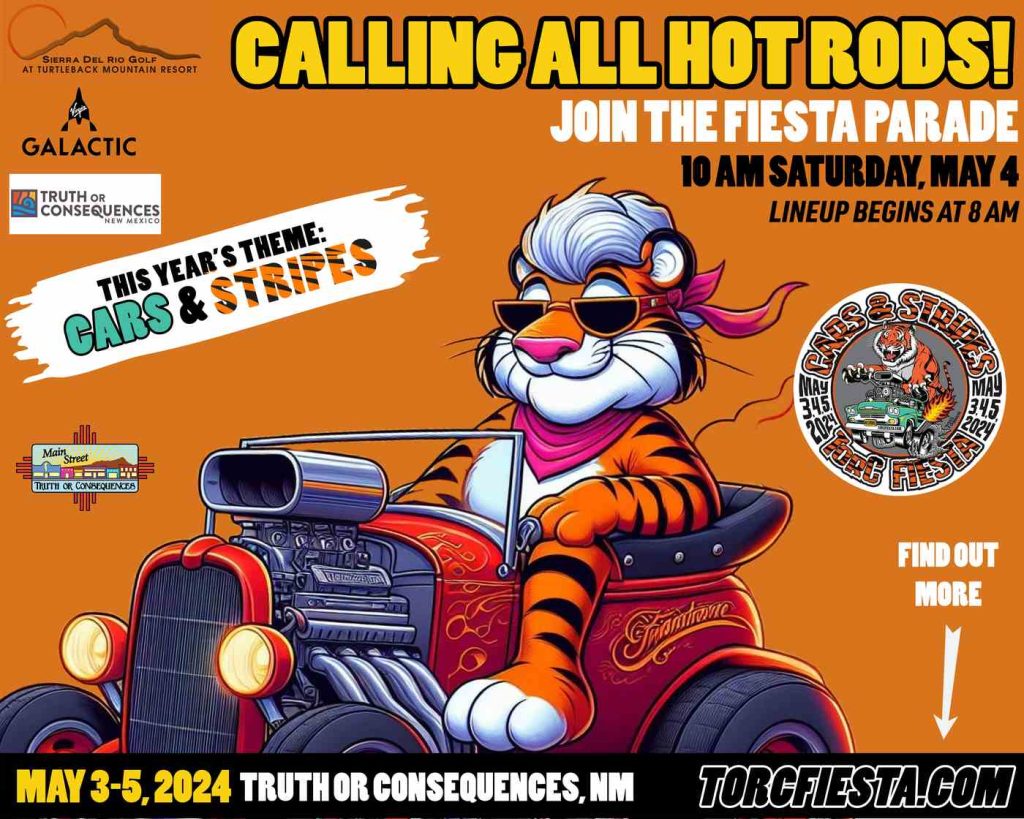 Call for Classic Cars! 2024 T or C Fiesta Car Show