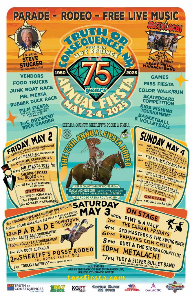 2025 fiesta schedule 11 x 17