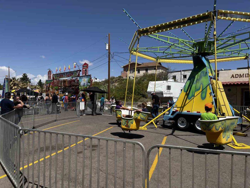 carnival rides at fiesta 2025