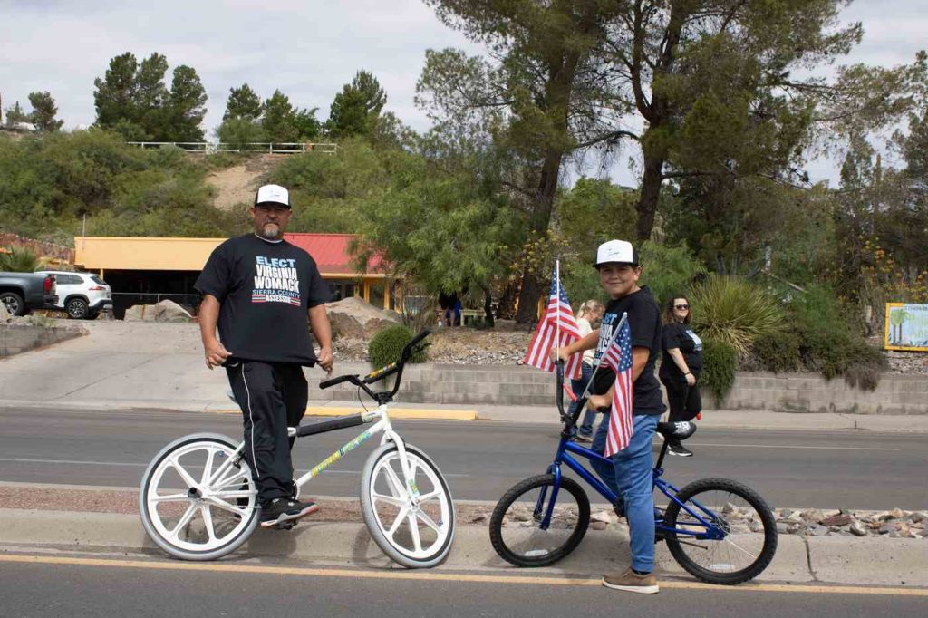 fiesta parade bicycle riders
