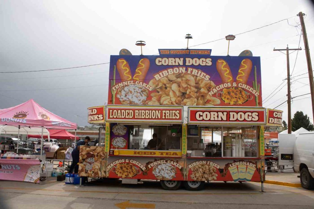 vendors mini donuts ribbon fries