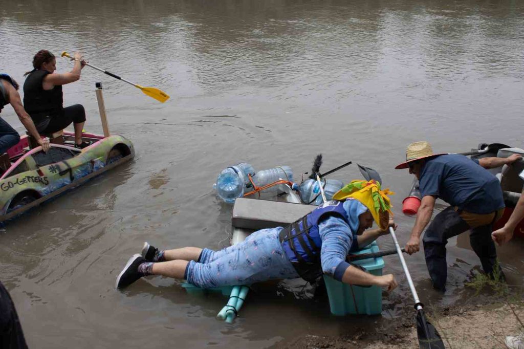 wacky raft race coming apart
