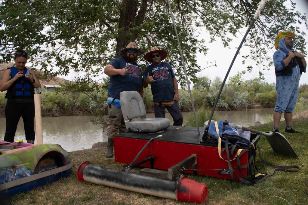 wacky raft race pre race